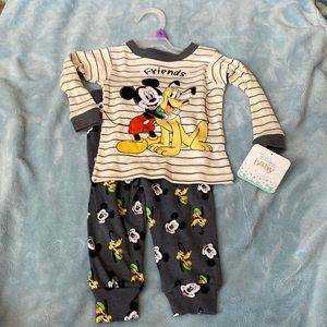 NWT 12M pajamas Mickey